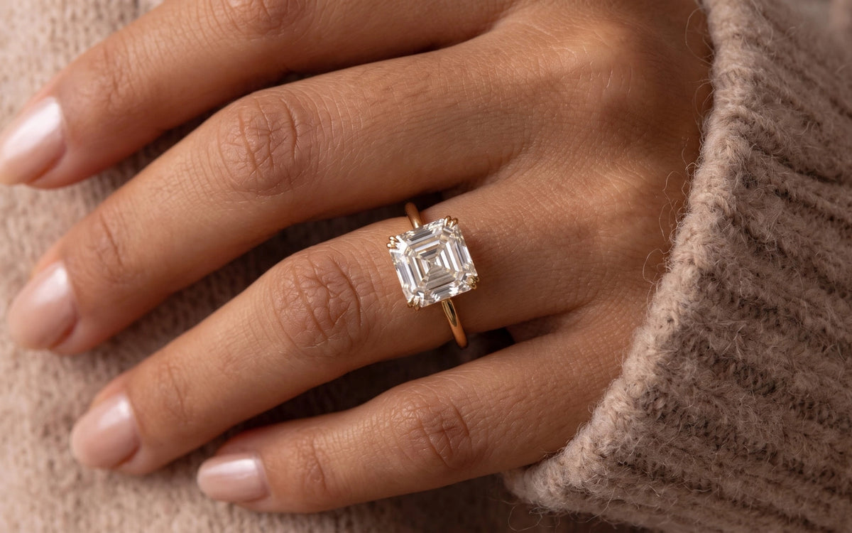 Asscher Engagement Rings