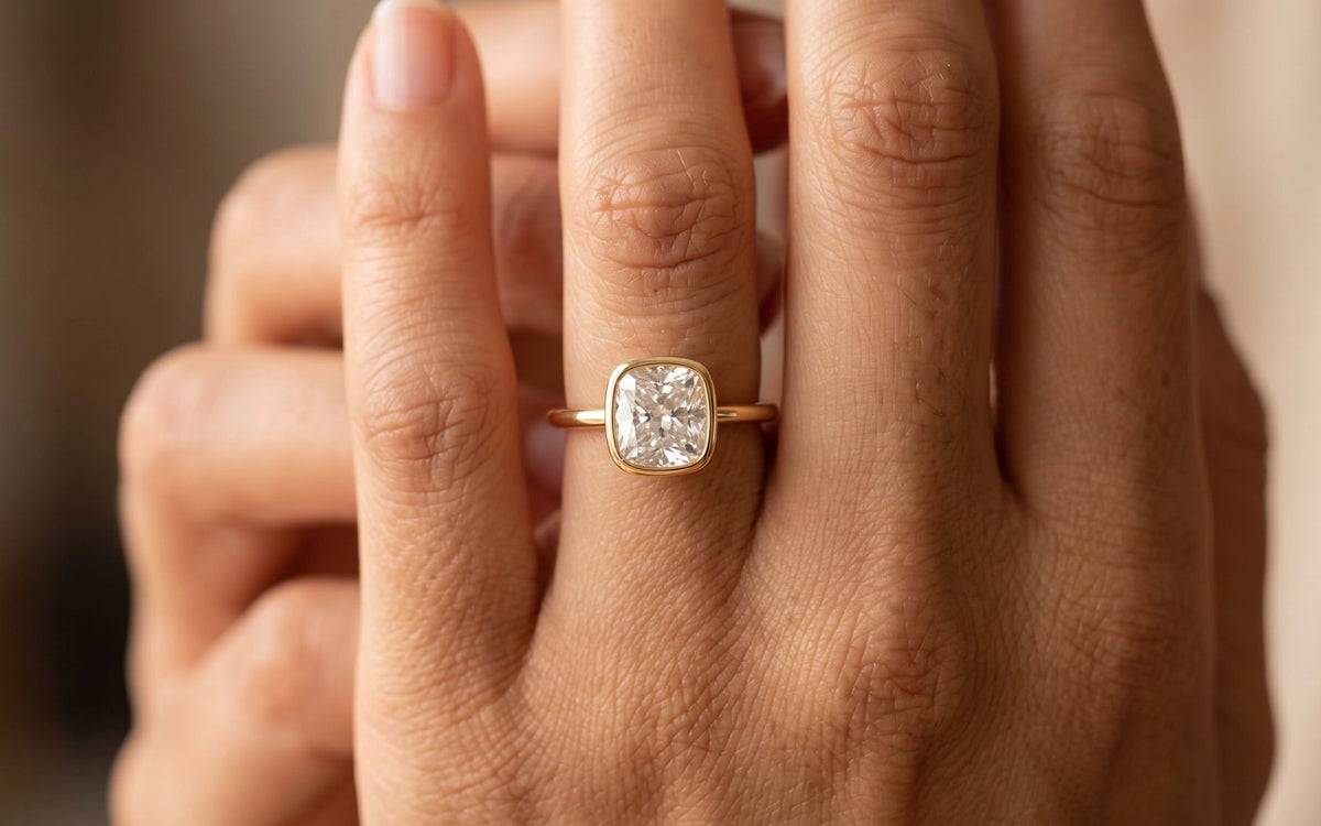 Bezel Engagement Rings