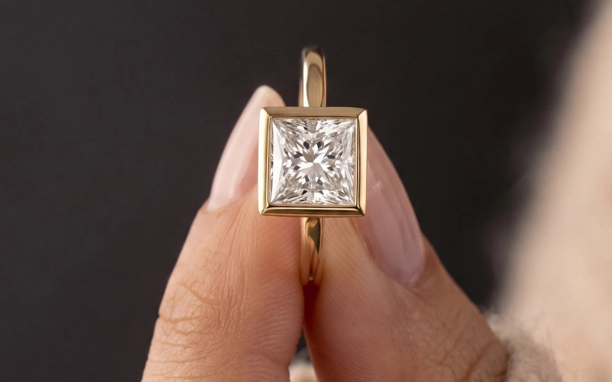 Bezel Engagement Rings