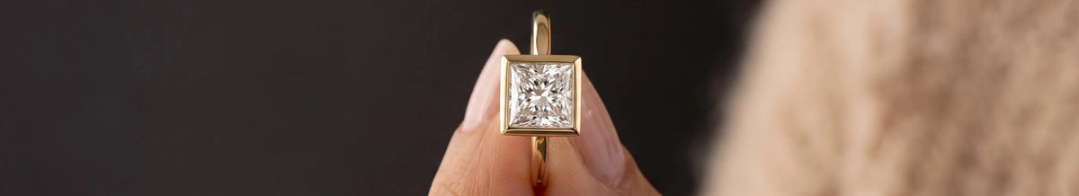 Bezel Engagement Rings