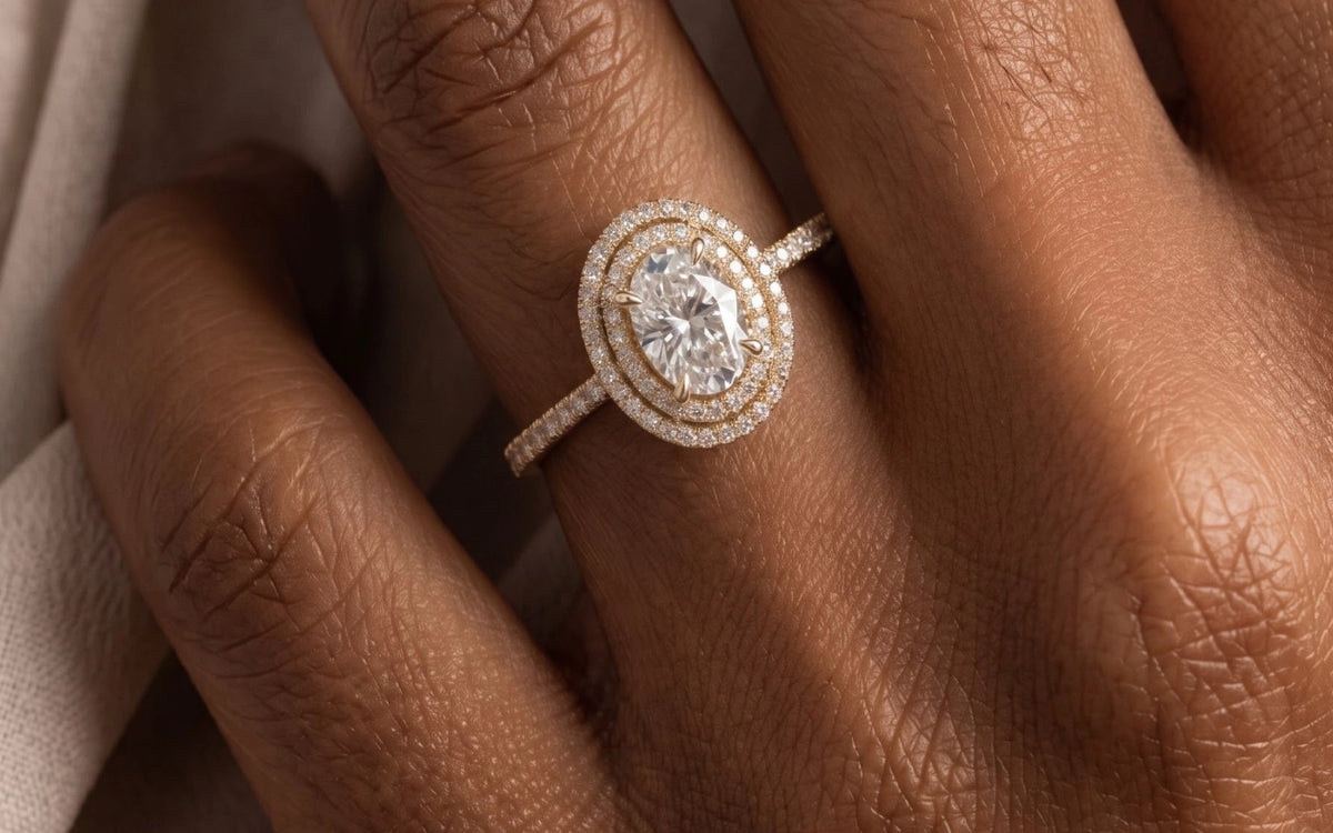 Double Halo Engagement Rings