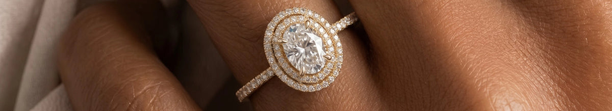 Double Halo Engagement Rings