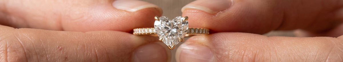 Heart Engagement Rings