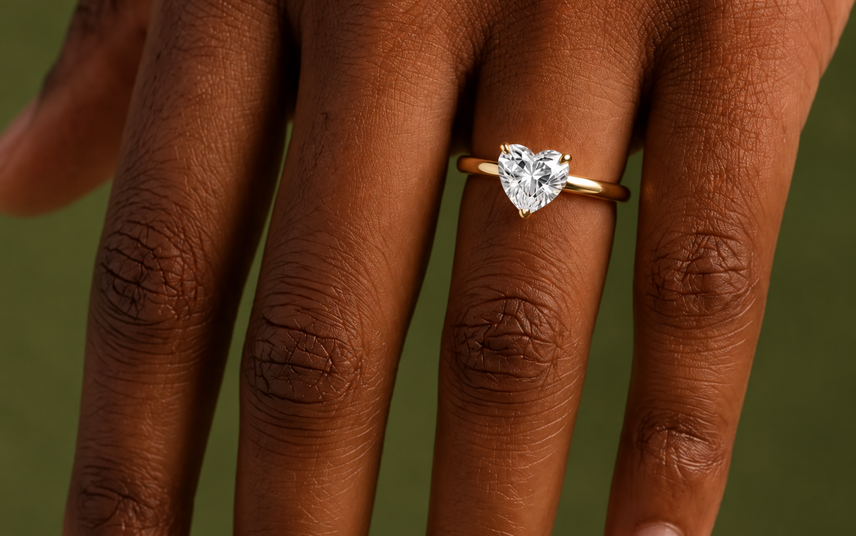 Heart Engagement Rings