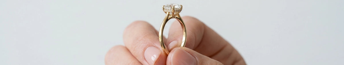 Hidden Halo Engagement Rings
