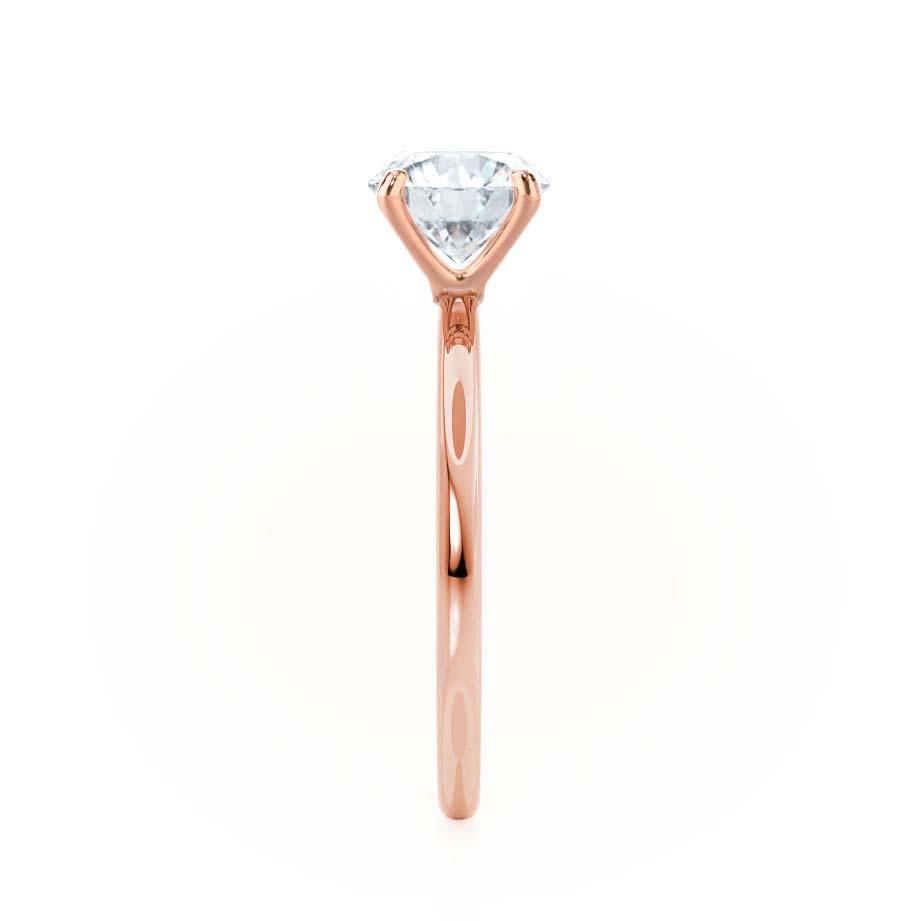 1.2 CT Radiant Solitaire Lab Grown Diamond Engagement Ring