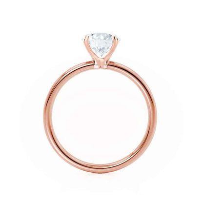 2 CT Cushion Solitaire Lab Grown Diamond Engagement Ring