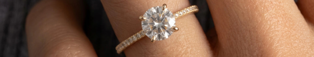 Pave Engagement Rings