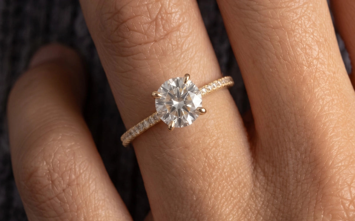 Pave Engagement Rings
